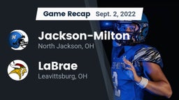 Recap: Jackson-Milton  vs. LaBrae  2022