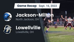 Recap: Jackson-Milton  vs. Lowellville  2022