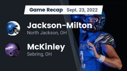 Recap: Jackson-Milton  vs. McKinley  2022