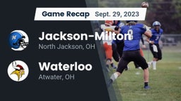 Recap: Jackson-Milton  vs. Waterloo  2023
