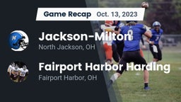 Recap: Jackson-Milton  vs. Fairport Harbor Harding  2023