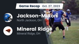 Recap: Jackson-Milton  vs. Mineral Ridge  2023