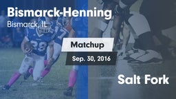 Matchup: Bismarck-Henning vs. Salt Fork 2016