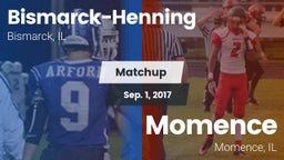 Matchup: Bismarck-Henning vs. Momence  2017