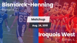 Matchup: Bismarck-Henning vs. Iroquois West  2018