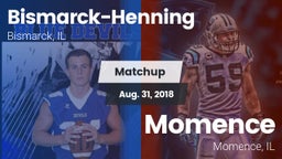 Matchup: Bismarck-Henning vs. Momence  2018