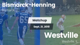 Matchup: Bismarck-Henning vs. Westville  2018