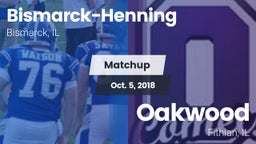 Matchup: Bismarck-Henning vs. Oakwood  2018