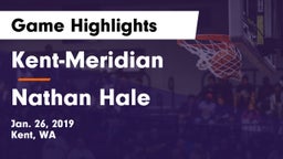 Kent-Meridian   vs Nathan Hale  Game Highlights - Jan. 26, 2019