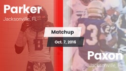 Matchup: Parker vs. Paxon  2016