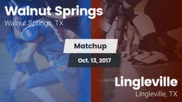 Matchup: Walnut Springs vs. Lingleville  2017