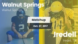 Matchup: Walnut Springs vs. Iredell  2017