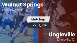 Matchup: Walnut Springs vs. Lingleville  2018