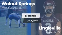 Matchup: Walnut Springs vs. Lingleville  2019
