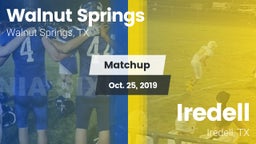 Matchup: Walnut Springs vs. Iredell  2019