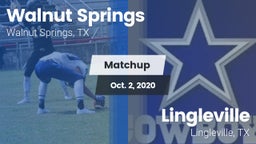 Matchup: Walnut Springs vs. Lingleville  2020