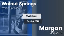 Matchup: Walnut Springs vs. Morgan  2020