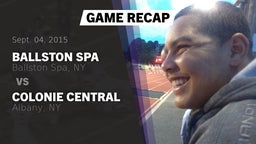 Recap: Ballston Spa  vs. Colonie Central  2015