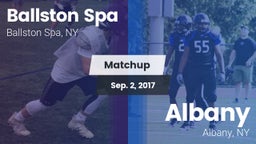 Matchup: Ballston Spa vs. Albany  2017