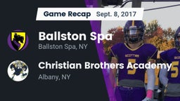 Recap: Ballston Spa  vs. Christian Brothers Academy  2017