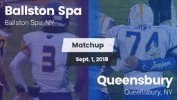 Matchup: Ballston Spa vs. Queensbury  2018