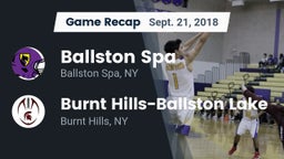 Recap: Ballston Spa  vs. Burnt Hills-Ballston Lake  2018