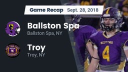 Recap: Ballston Spa  vs. Troy  2018