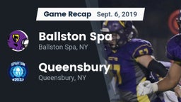 Recap: Ballston Spa  vs. Queensbury  2019