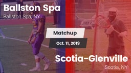 Matchup: Ballston Spa vs. Scotia-Glenville  2019