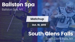 Matchup: Ballston Spa vs. South Glens Falls  2019