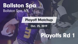 Matchup: Ballston Spa vs. Playoffs Rd 1 2019