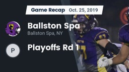 Recap: Ballston Spa  vs. Playoffs Rd 1 2019