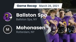 Recap: Ballston Spa  vs. Mohonasen  2021
