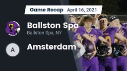 Recap: Ballston Spa  vs. Amsterdam 2021