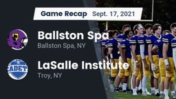 Recap: Ballston Spa  vs. LaSalle Institute  2021
