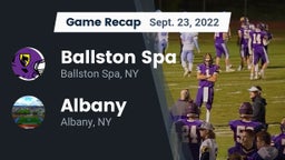 Recap: Ballston Spa  vs. Albany  2022
