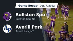 Recap: Ballston Spa  vs. Averill Park  2022