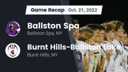 Recap: Ballston Spa  vs. Burnt Hills-Ballston Lake  2022