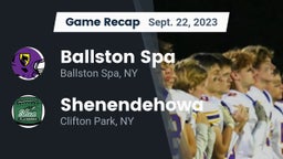 Recap: Ballston Spa  vs. Shenendehowa  2023