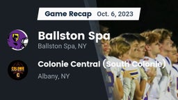 Recap: Ballston Spa  vs. Colonie Central  (South Colonie) 2023
