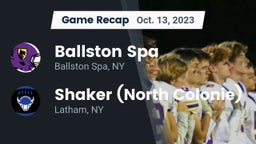 Recap: Ballston Spa  vs. Shaker  (North Colonie) 2023