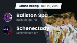 Recap: Ballston Spa  vs. Schenectady  2023