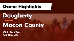 Dougherty  vs Macon County  Game Highlights - Dec. 22, 2023