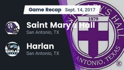 Recap: Saint Mary's Hall  vs. Harlan  2017