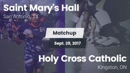 Matchup: Saint Mary's Hall vs. Holy Cross Catholic  2017