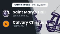 Recap: Saint Mary's Hall  vs. Calvary Christian  2018
