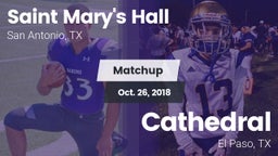 Matchup: Saint Mary's Hall vs. Cathedral  2018