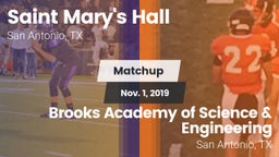 Matchup: Saint Mary's Hall vs. Brooks Academy of Science & Engineering  2019