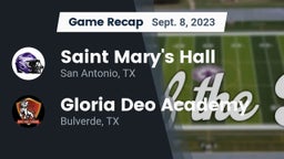Recap: Saint Mary's Hall  vs. Gloria Deo Academy 2023