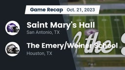 Recap: Saint Mary's Hall  vs. The Emery/Weiner School  2023